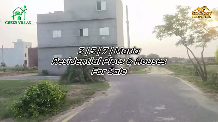 🌳 Green Villas Housing Society📍 Location: Main Barki Road, near DHA Phase 7, Lahore.