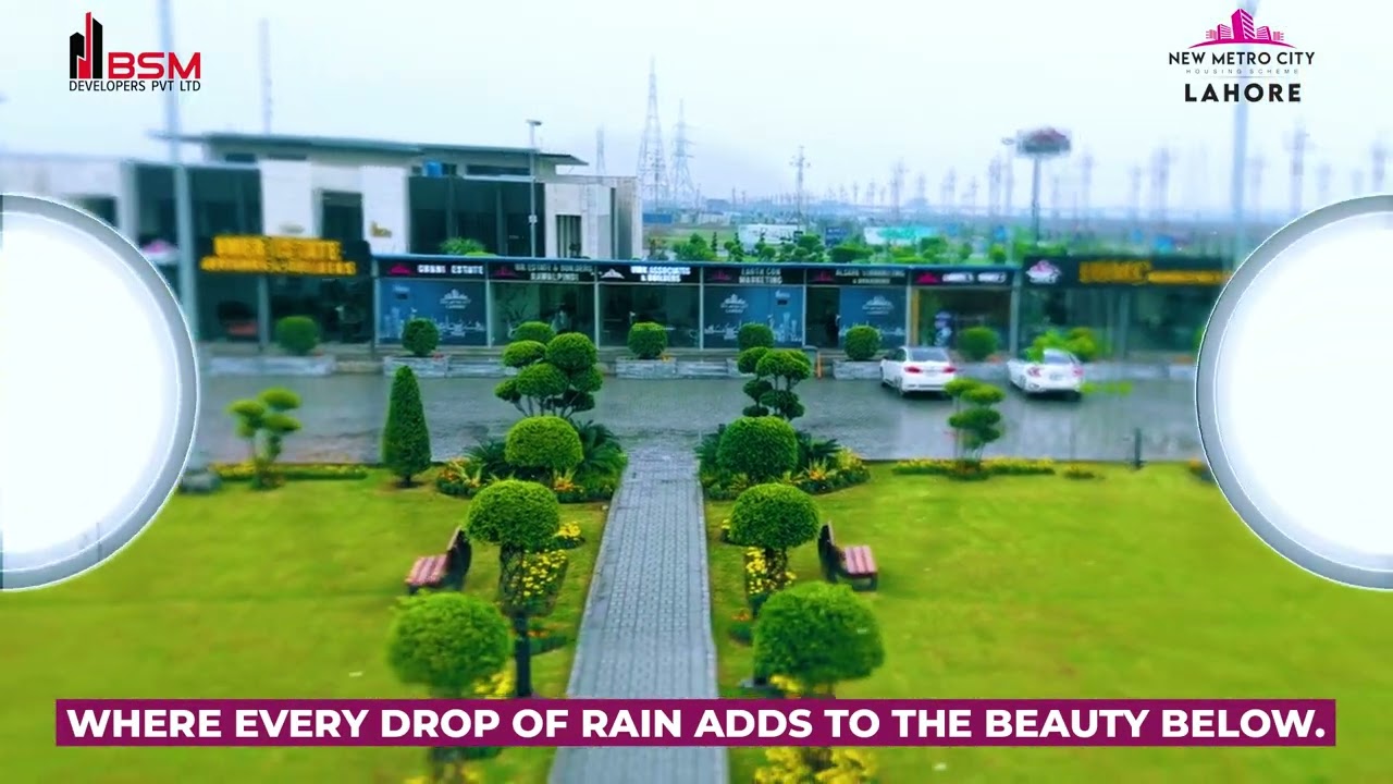 Rain-Kissed Streets & Serene Living | New Metro City Lahore