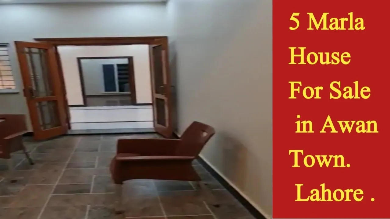 5 Marla House For Sale in Awan Town Lahore ./Stylish House @Spanish bungalow/#03224810134