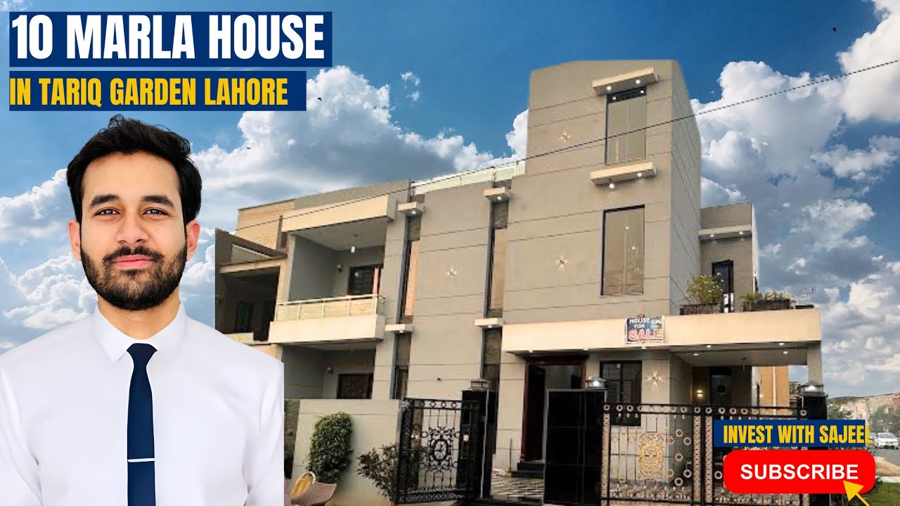 10 Marla Corner Category Italian House With Basement in Tariq Garden Lahore